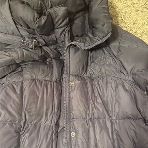 The North Face Charcoal Quilted Jacket